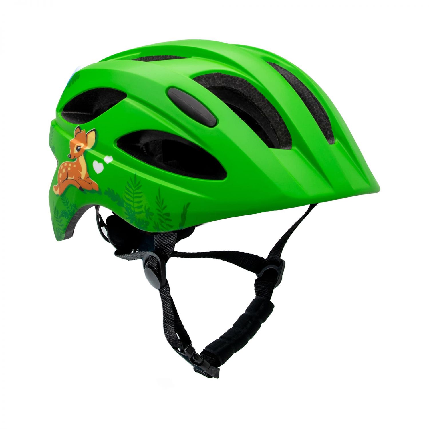 Cască de bicicletă Crazy Safety Cool Cute, junior, verde