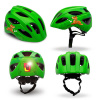 Cască de bicicletă Crazy Safety Cool Cute, junior, verde