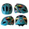 Cască de bicicletă Crazy Safety Cool Splash, junior, albastru