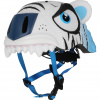 Cască de bicicletă Crazy Safety Tiger, junior, alb