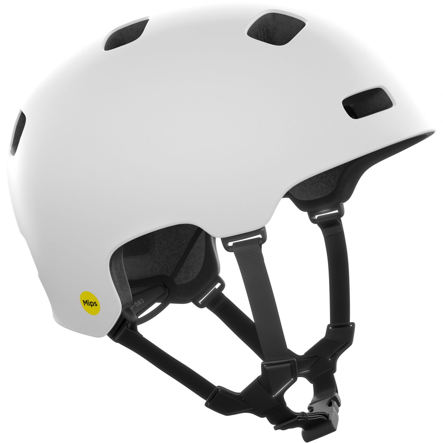 Cască de bicicletă POC Crane MIPS, alb hidrogen