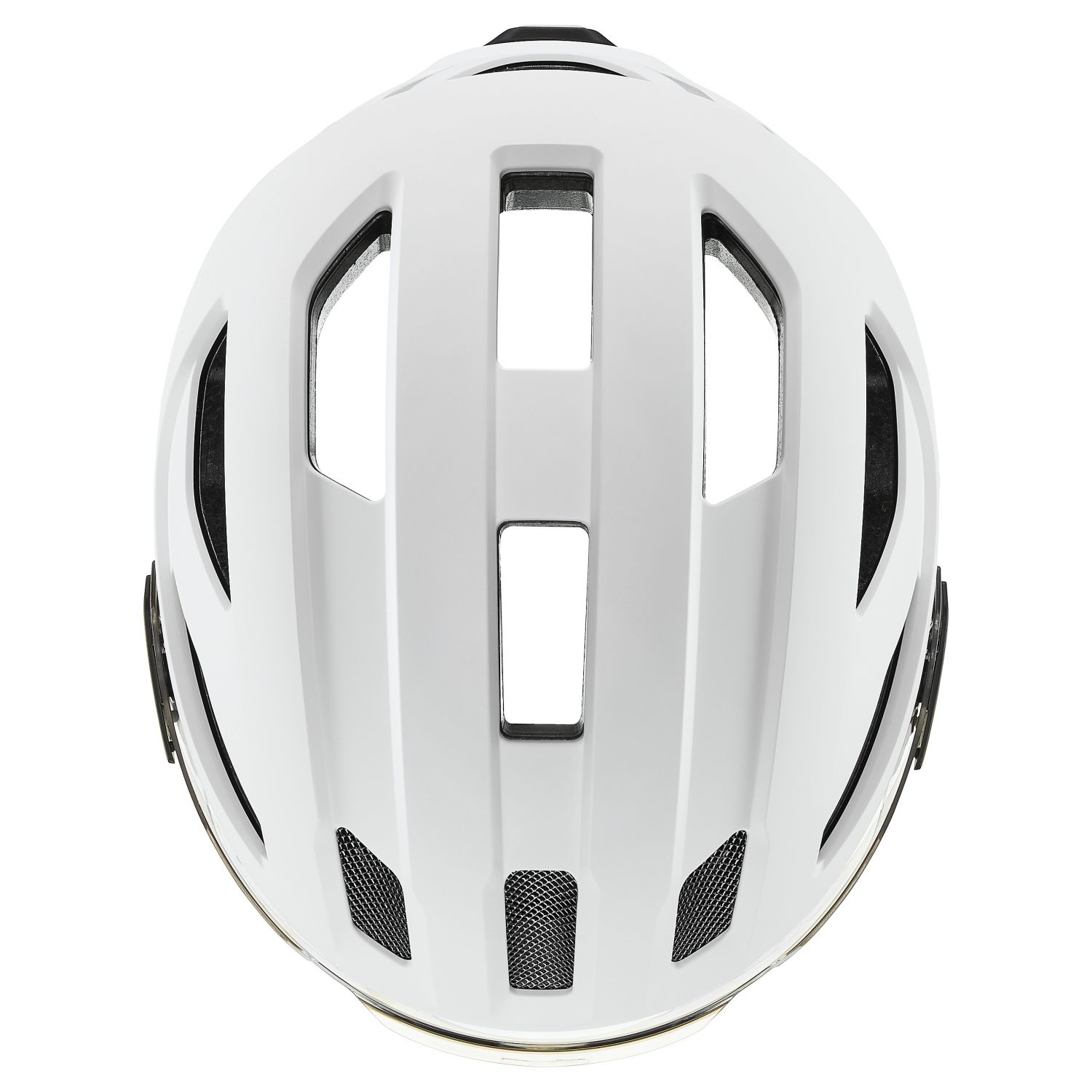 Cască de bicicletă Uvex Stride Visor, albă