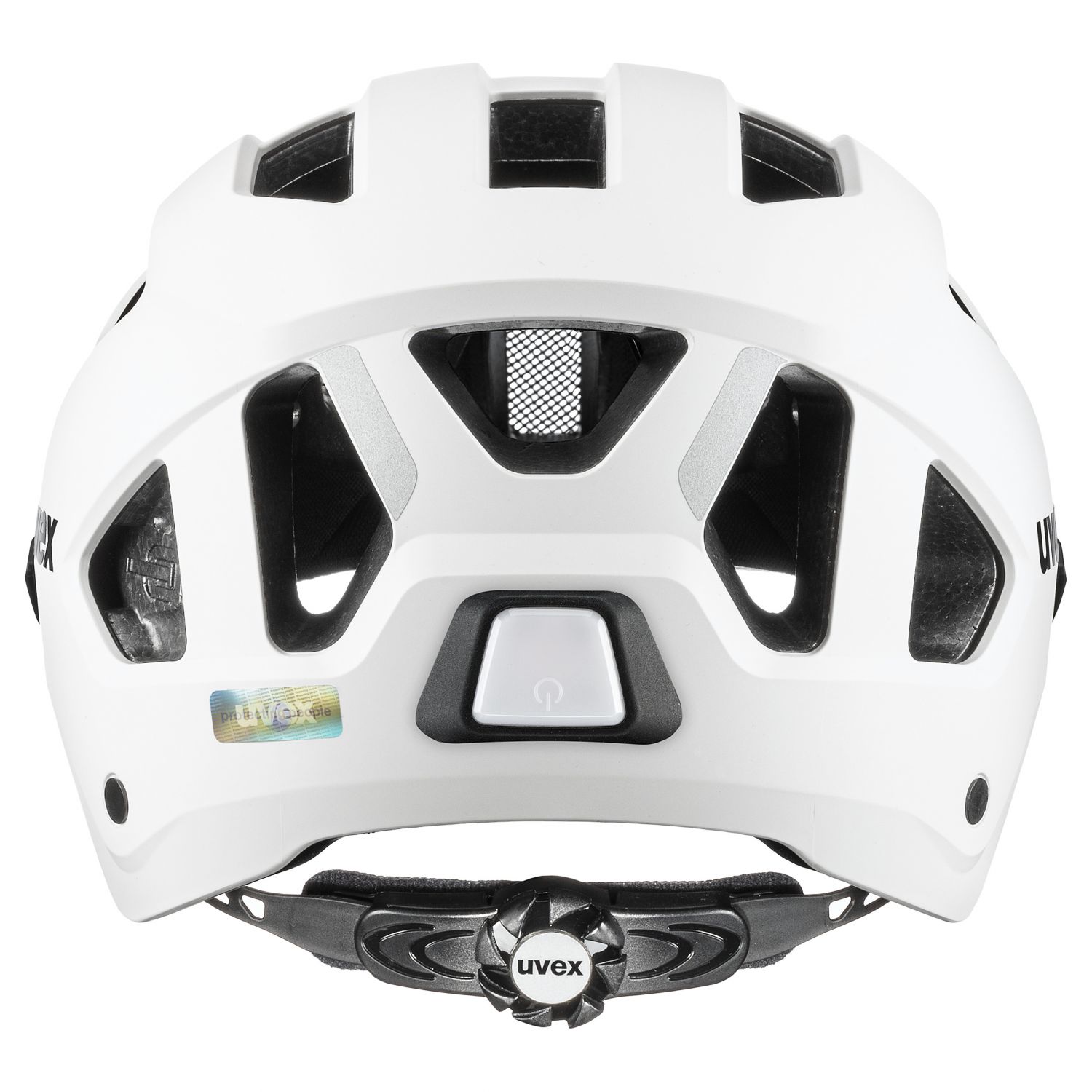 Cască de bicicletă Uvex Stride Visor, albă
