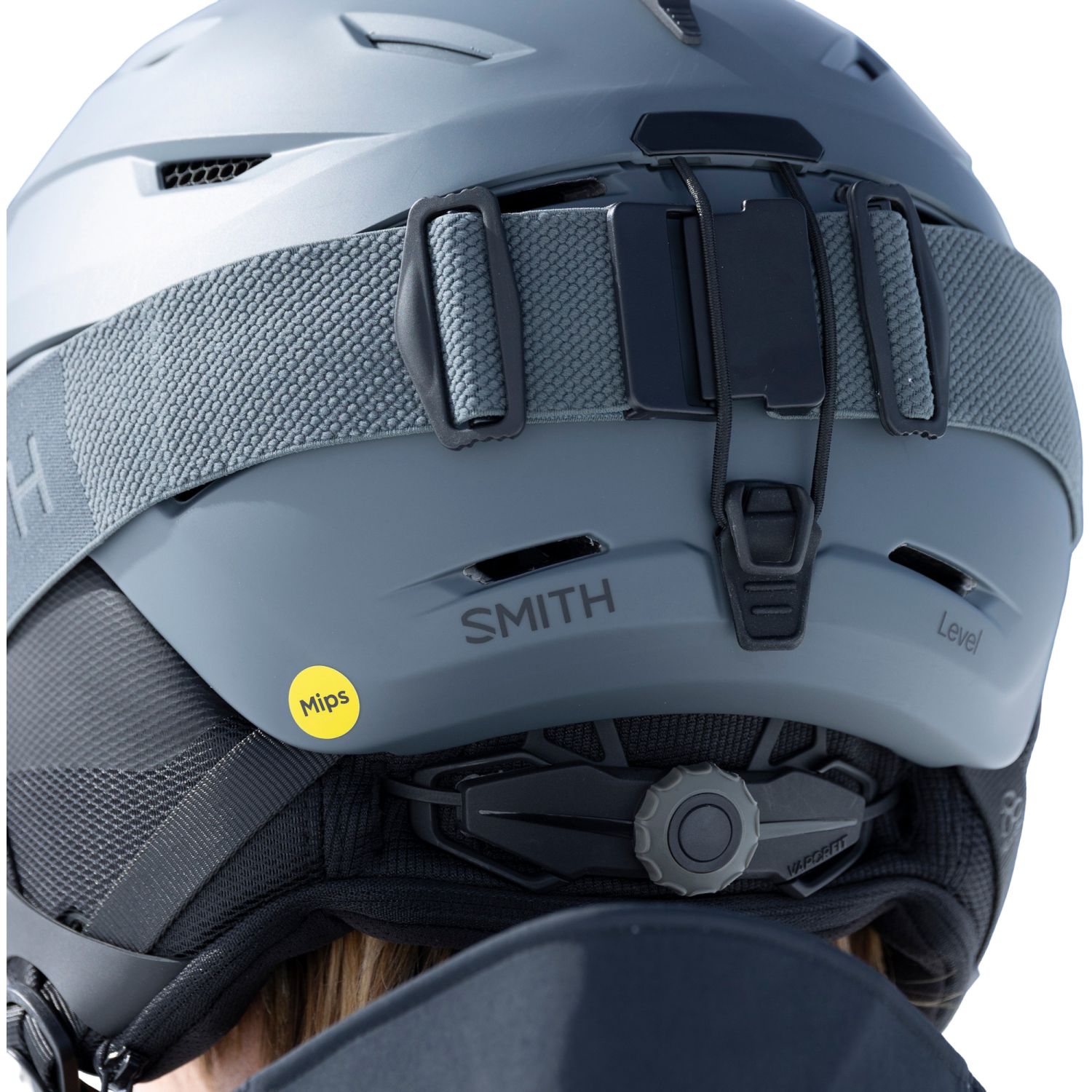 Cască de schi Smith Level MIPS, gri