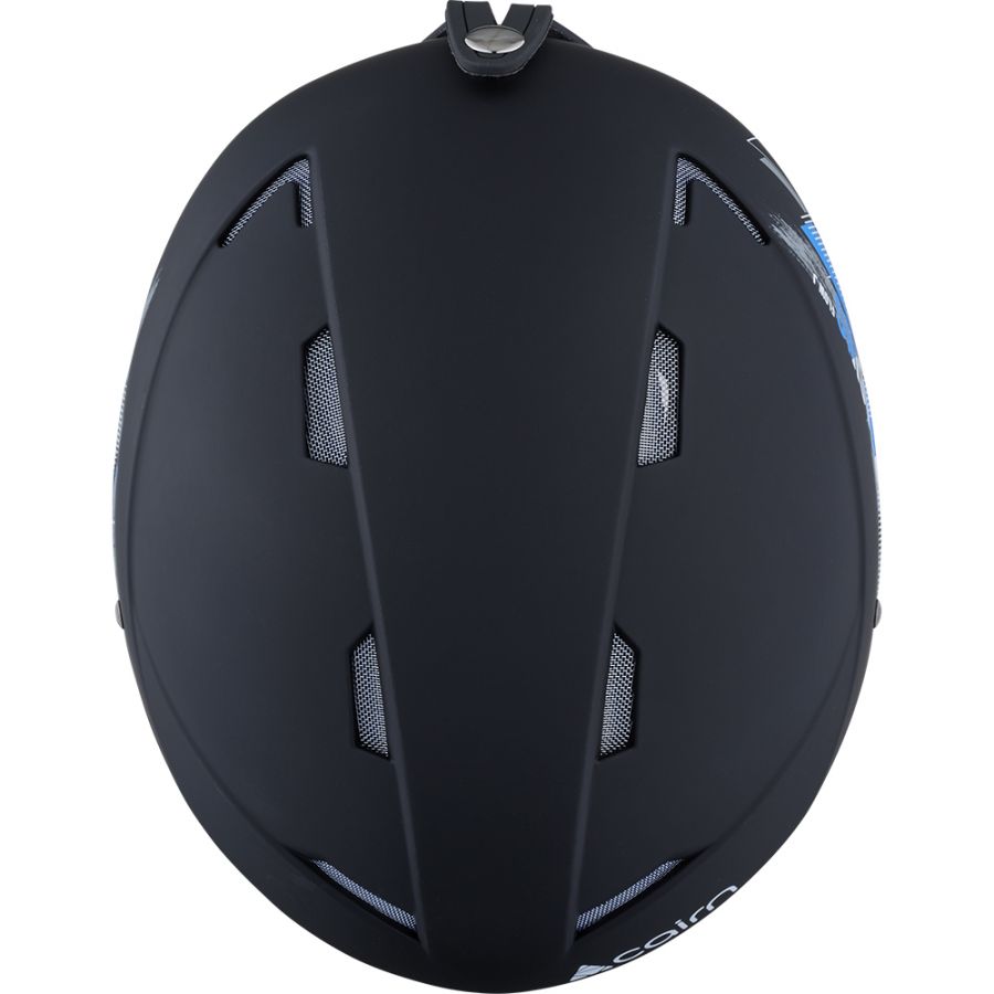 Casco da sci Cairn Flow J, junior, nero opaco racing