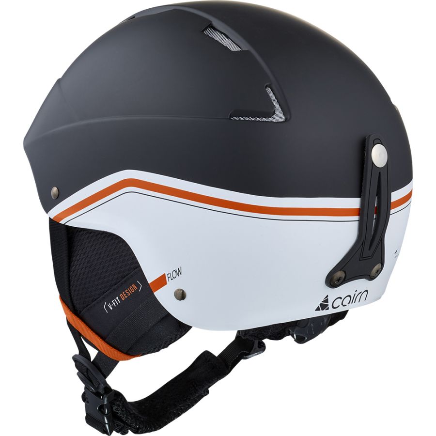 Casco da sci Cairn Flow, nero opaco racing