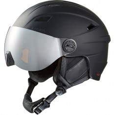 Casco da sci Cairn Impulse con visiera, nero