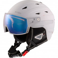 Casco da sci Cairn Maverick Evolight con visiera, bianco