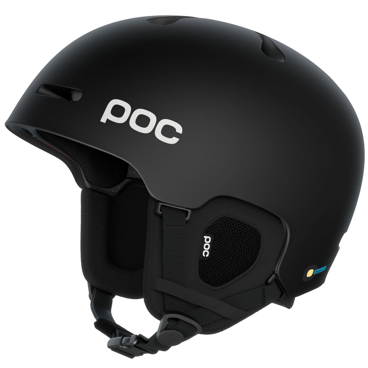 Casco da sci POC Fornix, nero opaco
