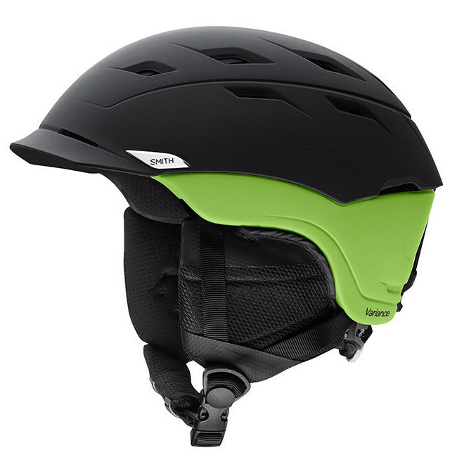 Casco da sci Smith Variance, nero/verde