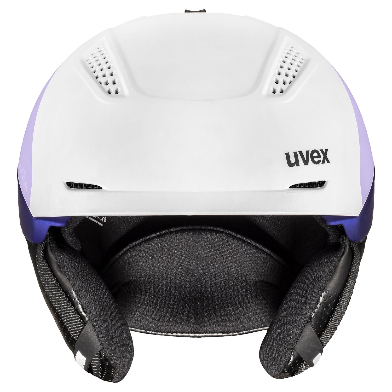 Casco da sci Uvex Ultra Pro da donna, bianco/viola