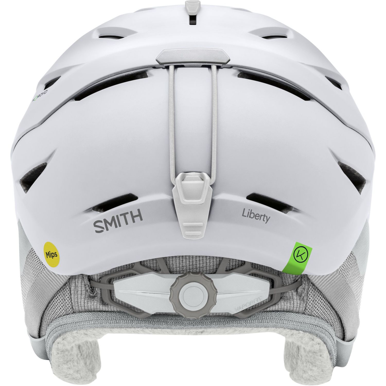 Casco de esquí Smith Liberty MIPS, femenino, blanco