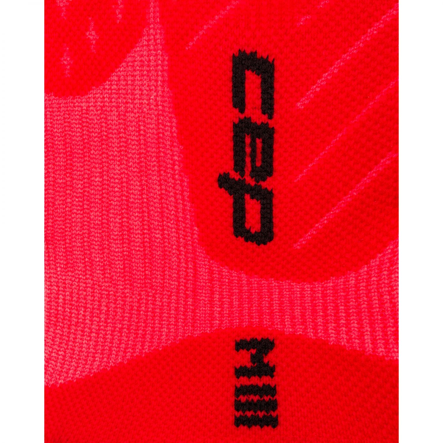CEP Core Run EDT. GRADIENT Socks Mid Cut 5.0, bežecké ponožky, dámske, červená/limetková