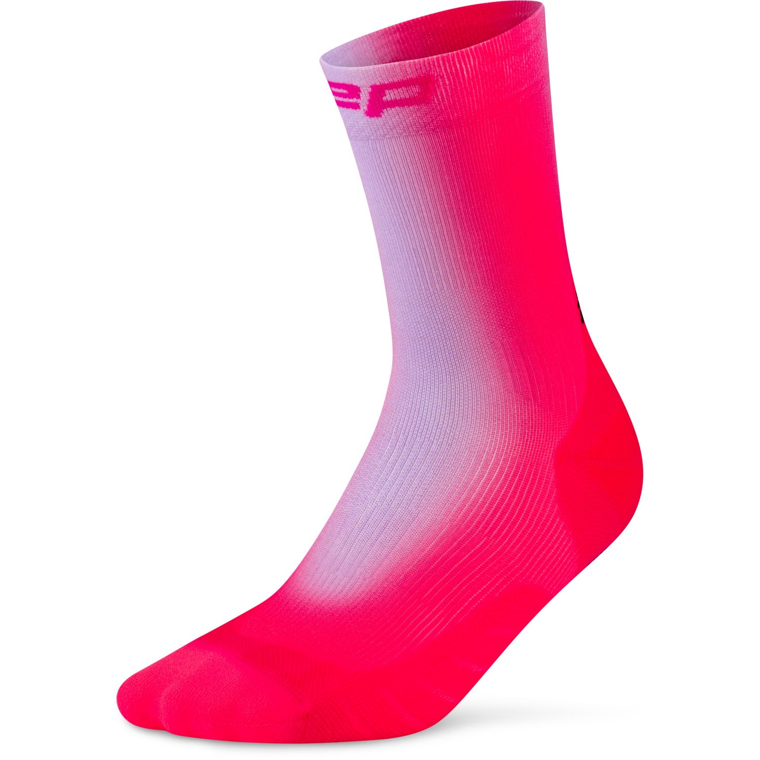 CEP Core Run EDT. GRADIENT Socks Mid Cut 5.0, n?i futózokni, lila/pink