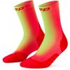 CEP Core Run EDT. GRADIENT Socks Mid Cut 5.0, running socks, men, red/lime