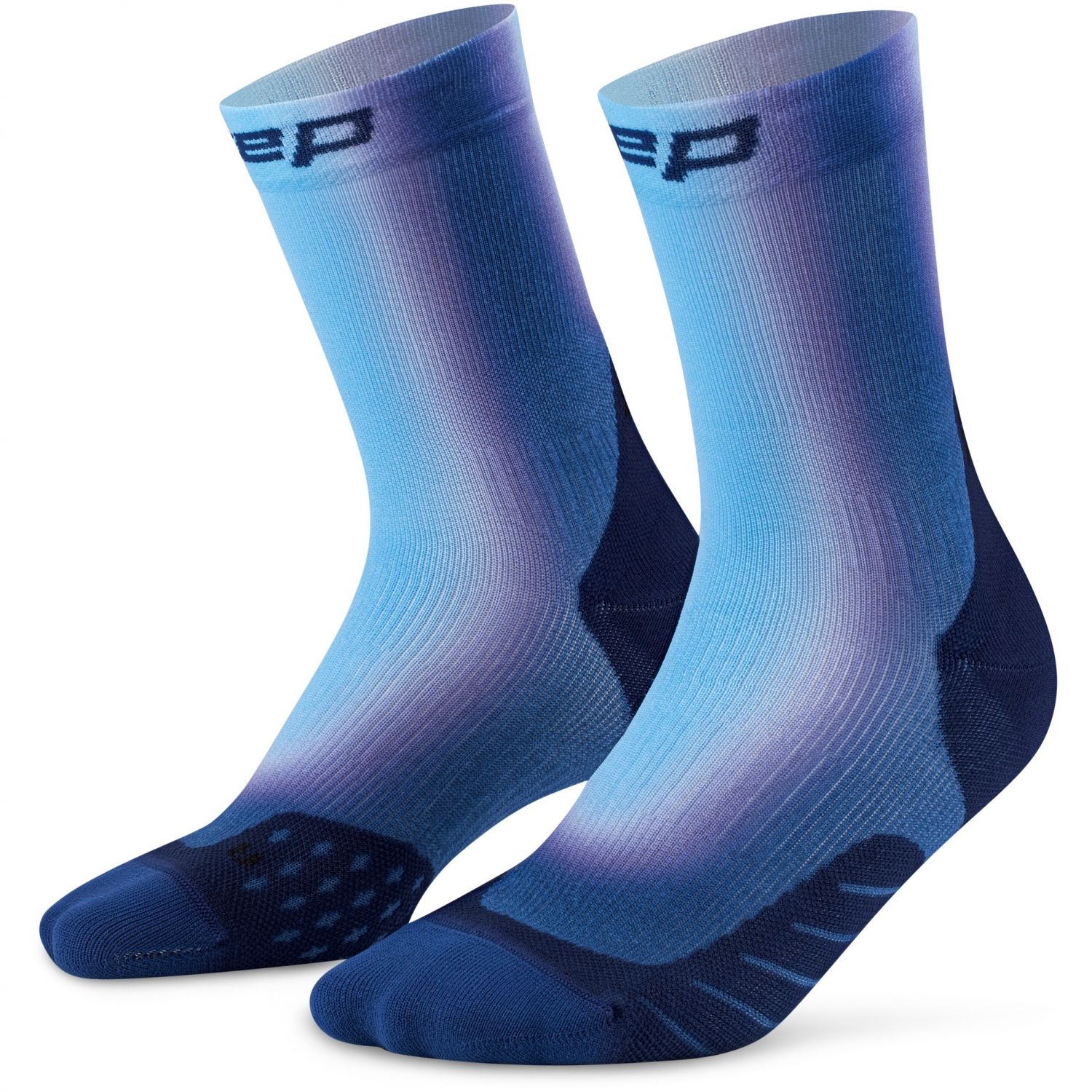 CEP Core Run EDT. GRADIENT Socks Mid Cut 5.0, șosete de alergare, bărbați, albastru