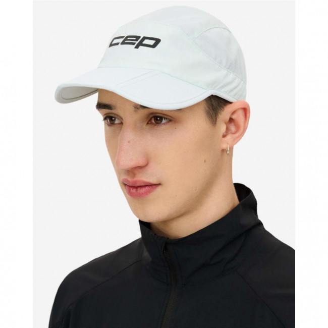 CEP Core Run Foldable Cap, bežecká čiapka, biela