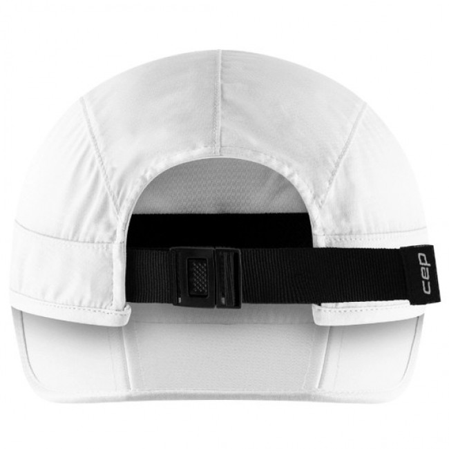 CEP Core Run Foldable Cap, bežecká čiapka, biela