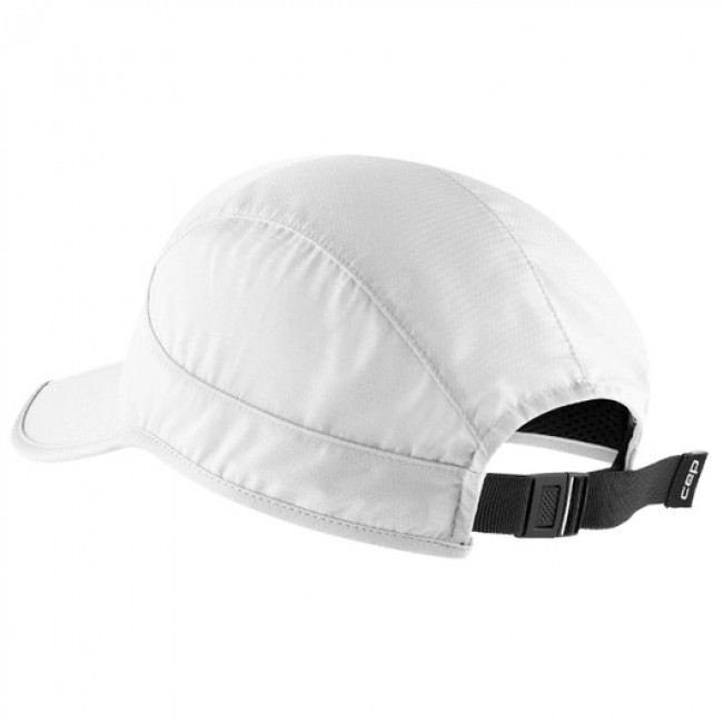 CEP Core Run Foldable Cap, bežecká čiapka, biela