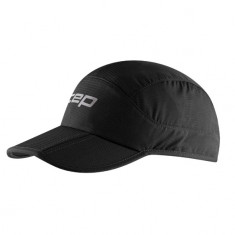 CEP Core Run Foldable Cap, hardlooppet, zwart