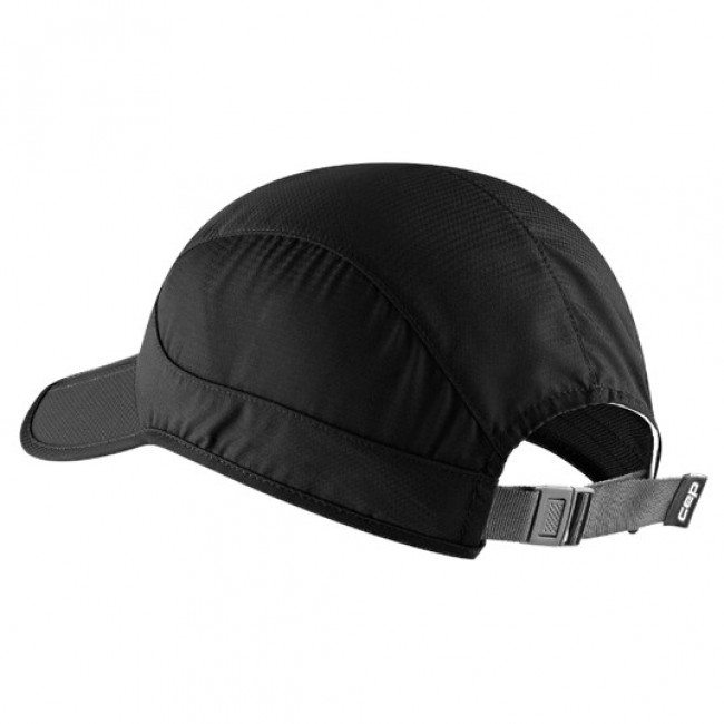 CEP Core Run Foldable Cap, löparkeps, svart