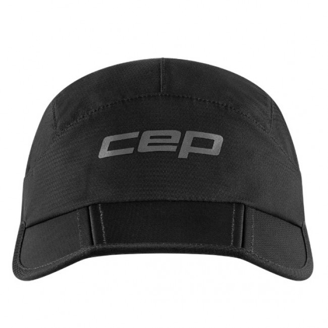 CEP Core Run Foldable Cap, løpecaps, Svart