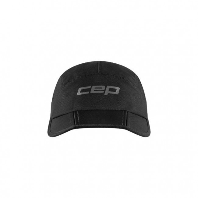 CEP Core Run Foldable Cap, running cap, black