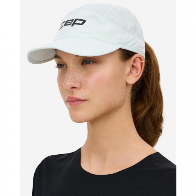 CEP Core Run Foldable Cap, running cap, white