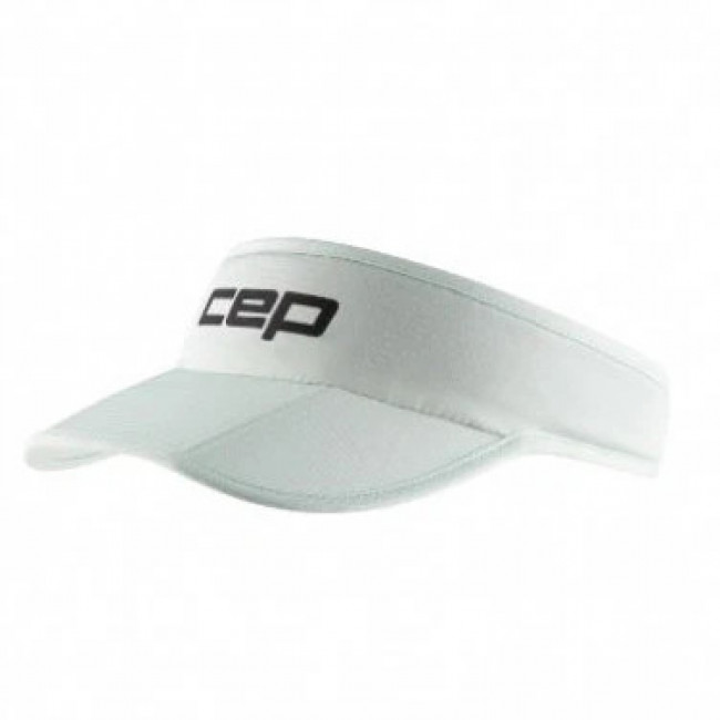 CEP Core Run Foldable Visor, solskjerm, Hvit