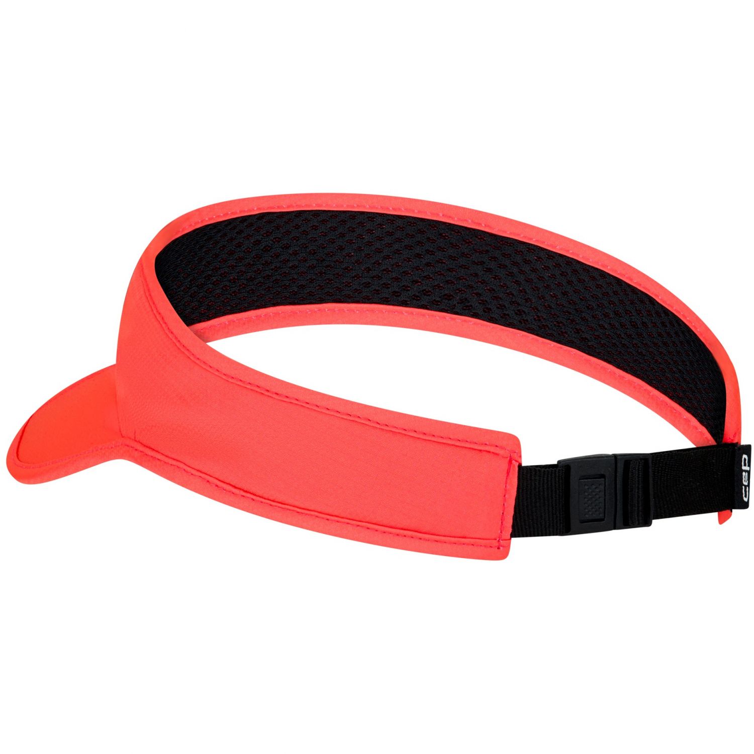 CEP Core Run Foldable Visor, Solskjerm, Neon Coral