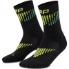 CEP Core Run Merino Socks Mid Cut 3.0, chaussettes de running, femme, noir