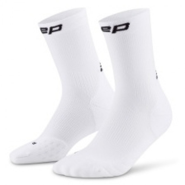 CEP Core Run Socks Mid Cut 5.0, bežecké ponožky, dámske, biele