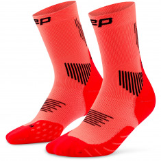 CEP Core Run Socks Mid Cut 5.0, bežecké ponožky, dámske, neónové