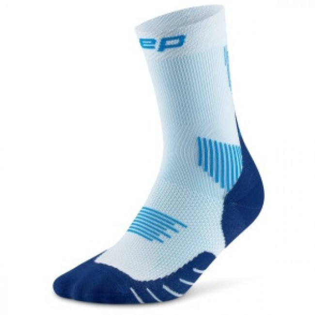 CEP Core Run Socks Mid Cut 5.0, bežecké ponožky, dámske, svetlomodré
