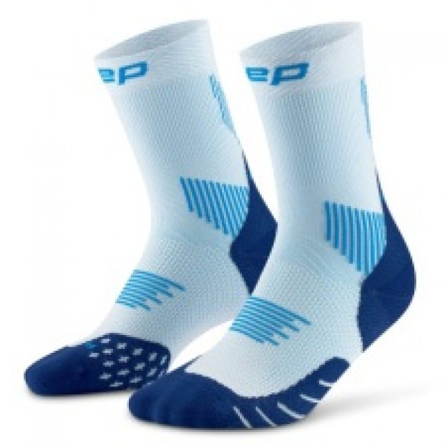 CEP Core Run Socks Mid Cut 5.0, bežecké ponožky, dámske, svetlomodré