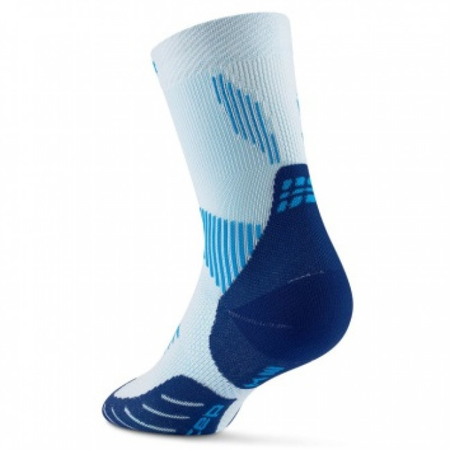 CEP Core Run Socks Mid Cut 5.0, bežecké ponožky, dámske, svetlomodré