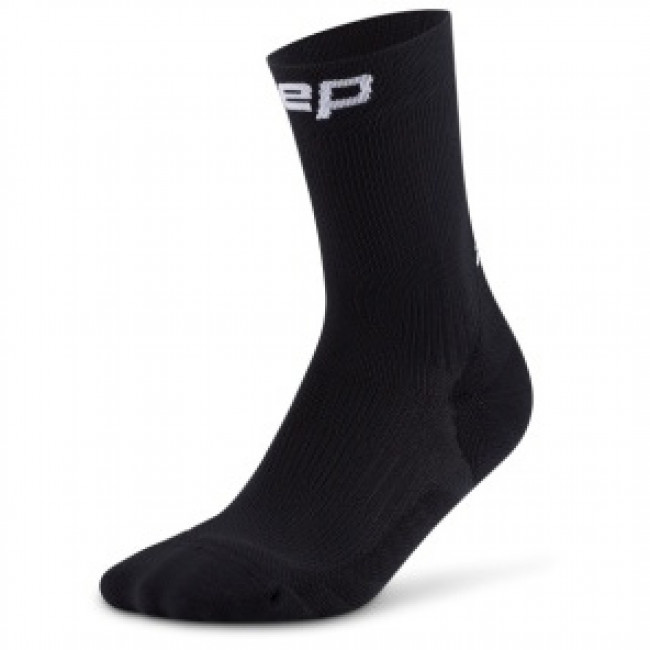 CEP Core Run Socks Mid Cut 5.0, bežecké ponožky, pánske, čierne