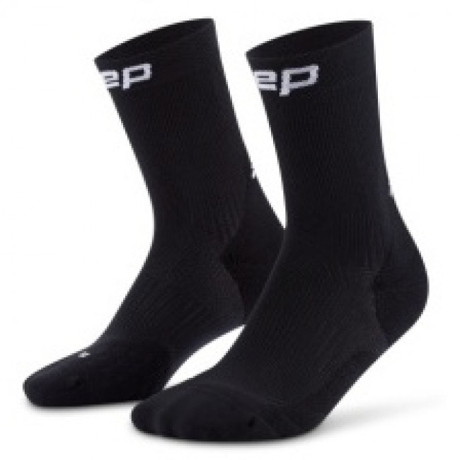CEP Core Run Socks Mid Cut 5.0, bežecké ponožky, pánske, čierne