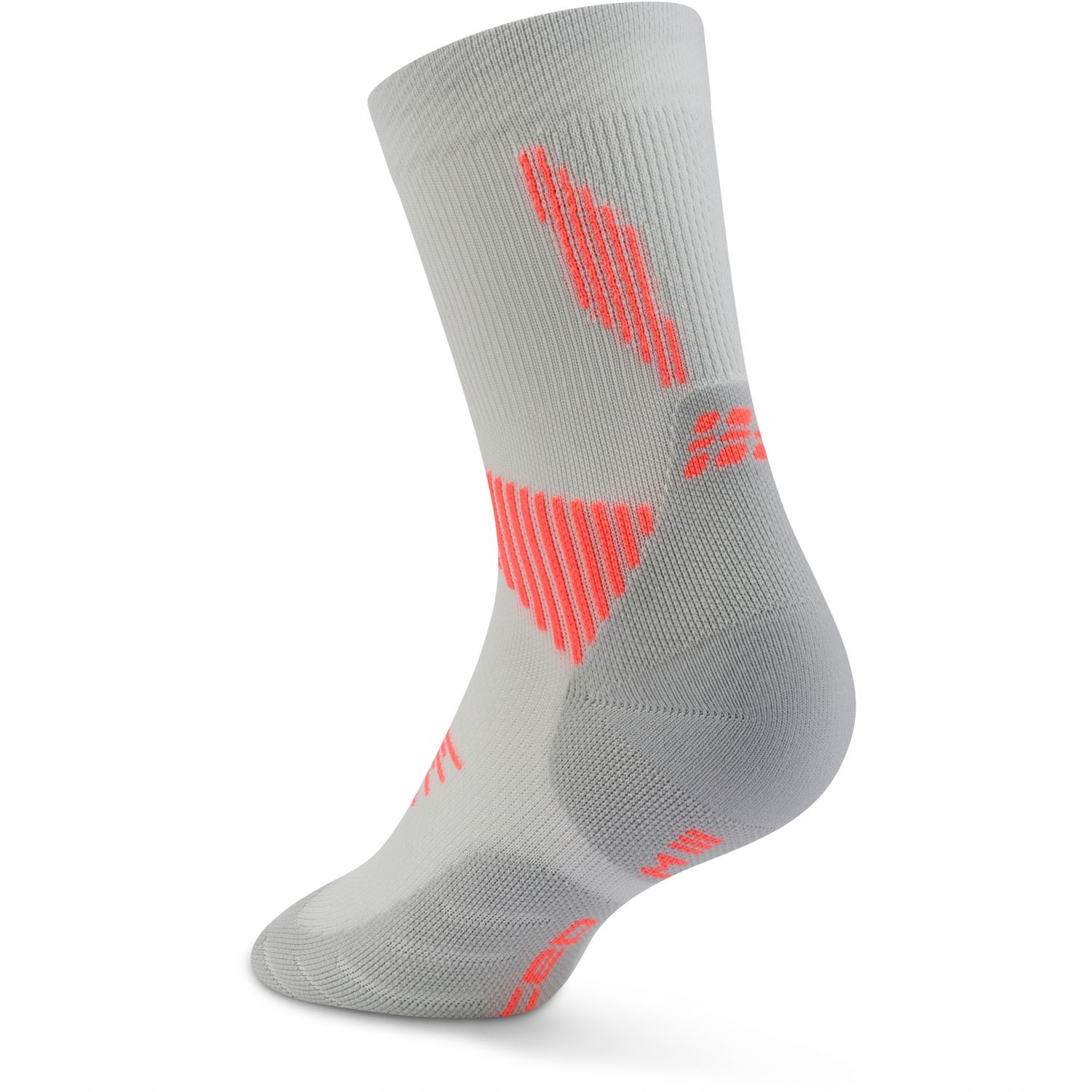 CEP Core Run Socks Mid Cut 5.0, bežecké ponožky, pánske, sivé