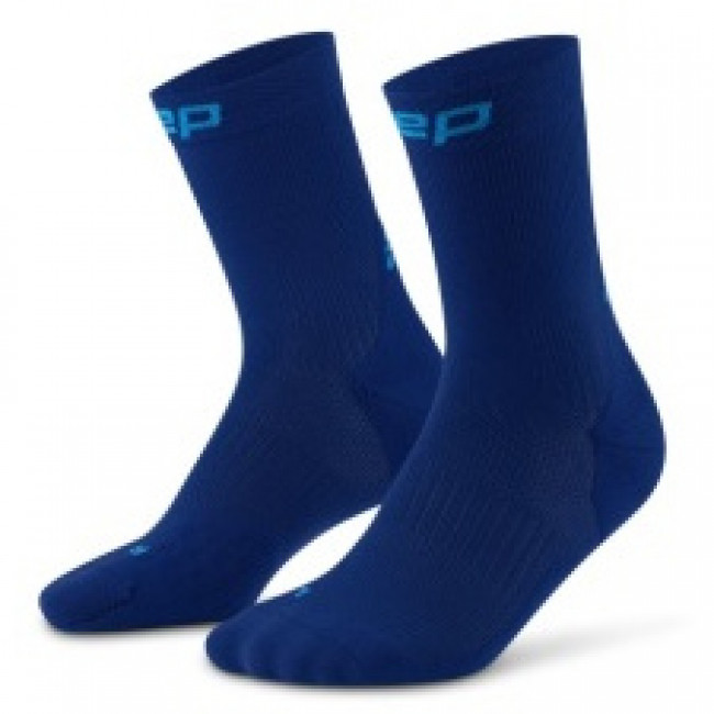 CEP Core Run Socks Mid Cut 5.0, bežecké ponožky, pánske, tmavomodré