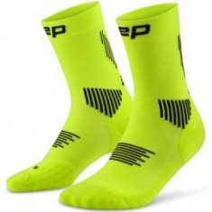 CEP Core Run Socks Mid Cut 5.0, calcetines de running, hombre, lime