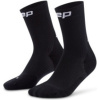 CEP Core Run Socks Mid Cut 5.0, calze da corsa, donna, nero