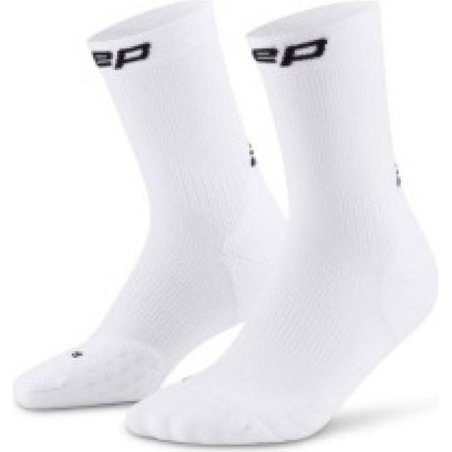 CEP Core Run Socks Mid Cut 5.0, juoksusukat, mies, valkoinen