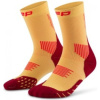 CEP Core Run Socks Mid Cut 5.0, løbestrømper, dame, gul