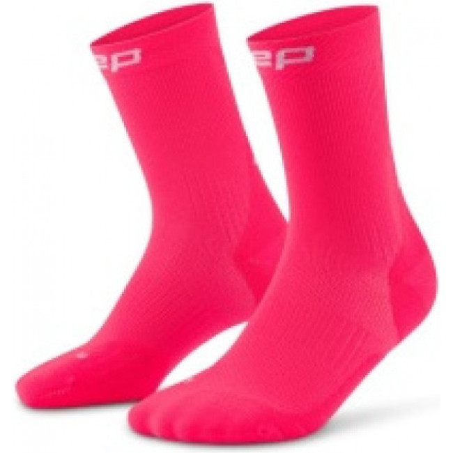 CEP Core Run Socks Mid Cut 5.0, løpesokker, herre, rosa