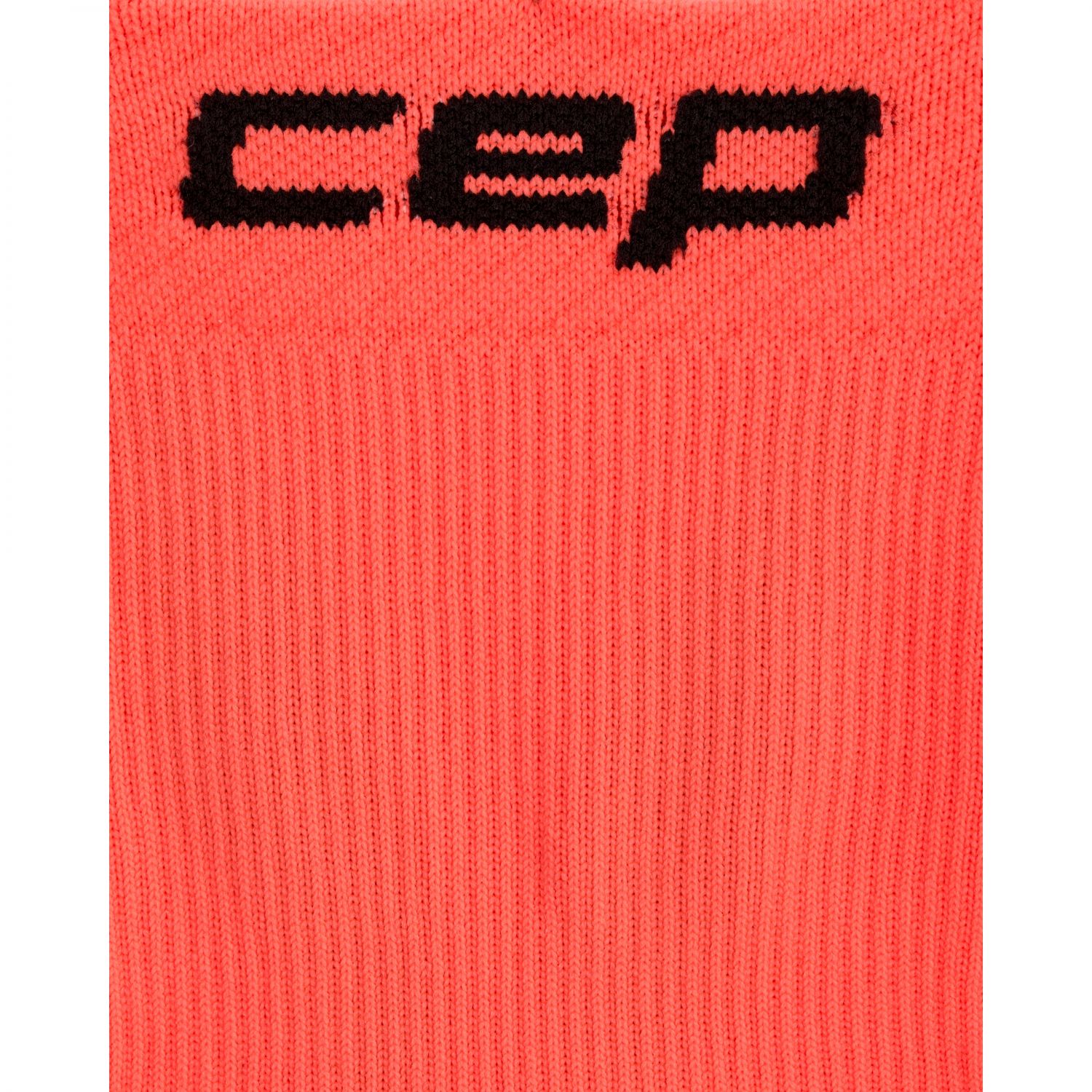 CEP Core Run Socks Mid Cut 5.0, miesten juoksusukat, neon