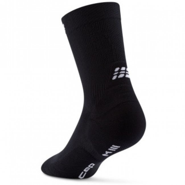 CEP Core Run Socks Mid Cut 5.0, running socks, men, black