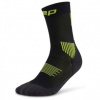 CEP Core Run Socks Mid Cut 5.0, șosete de alergare, bărbați, negru/verde