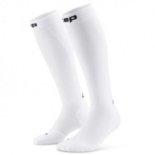 CEP Core Run Socks Tall 5.0, bežecké ponožky, dámske, biele