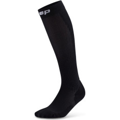 CEP Core Run Socks Tall 5.0, chaussettes de course, homme, noir